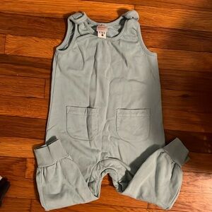 Hanna Andersson mint green overalls like new